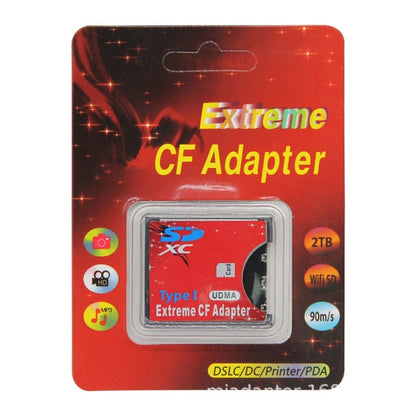 SD to CF Compact Flash Memory Card Adapter - Card Adapter by buy2fix | Online Shopping UK | buy2fix