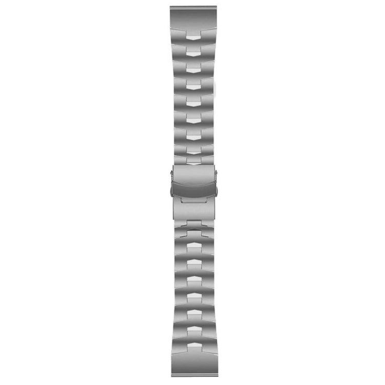 For Garmin Fenix 5 22mm Titanium Alloy Quick Release Watch Band(Titanium Gray) - Watch Bands by buy2fix | Online Shopping UK | buy2fix