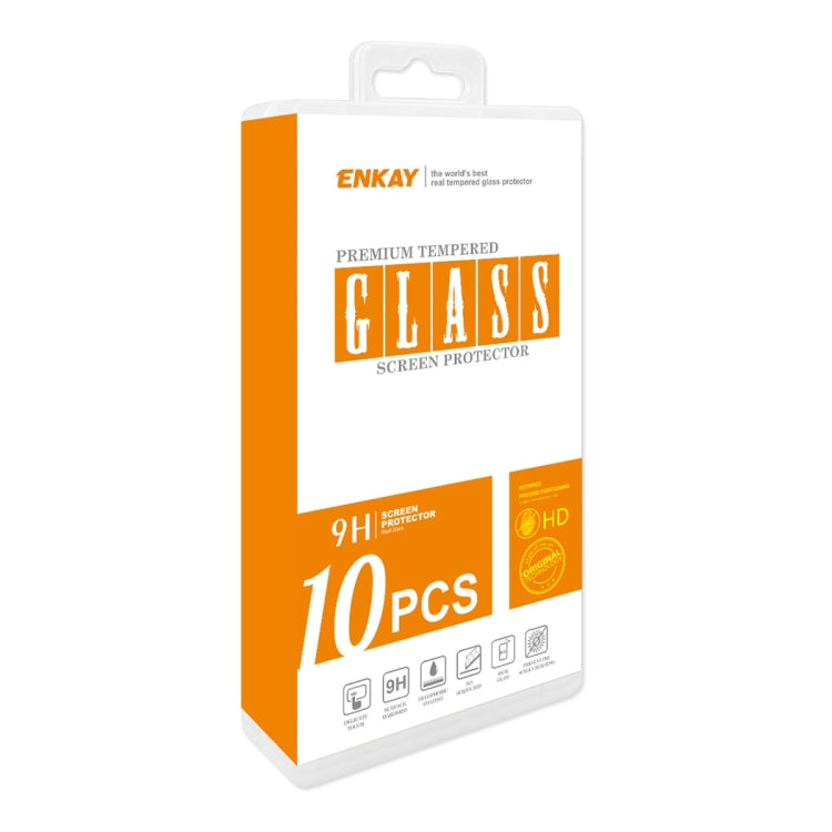 10pcs For Samsung Galaxy S23+ 5G ENKAY Hat-Prince 0.18mm Ultra-thin 9H Tempered Glass Film, Support Ultrasonic Fingerprint Unclock - Galaxy S23+ 5G Tempered Glass by ENKAY | Online Shopping UK | buy2fix