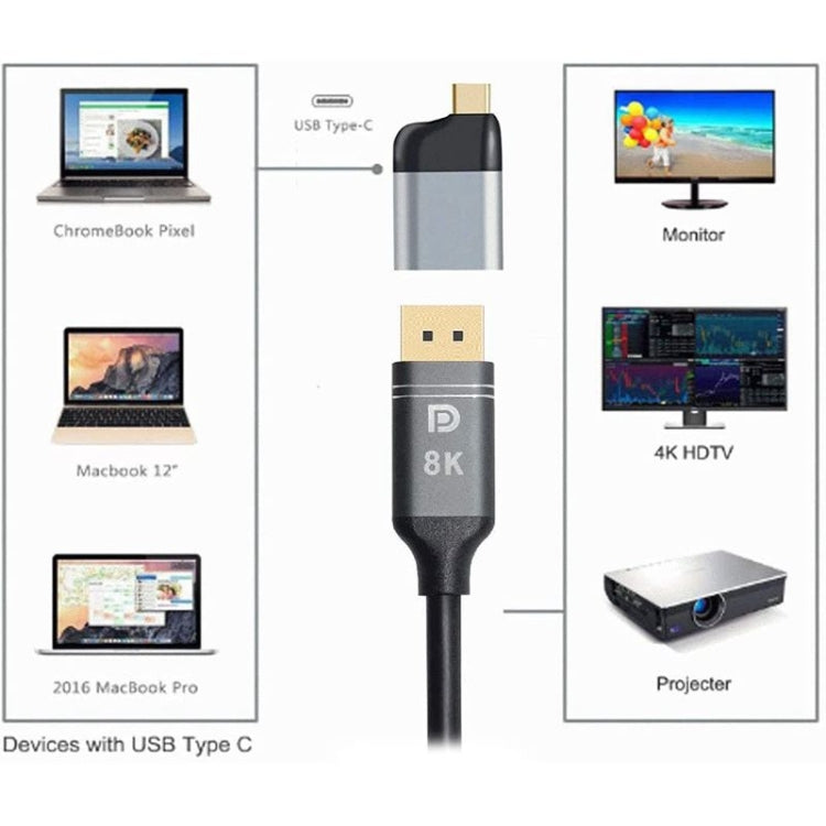 USB Type C to DP Display Port Converter 4K 60hz for Tablet Phone Laptop - Computer & Networking by buy2fix | Online Shopping UK | buy2fix