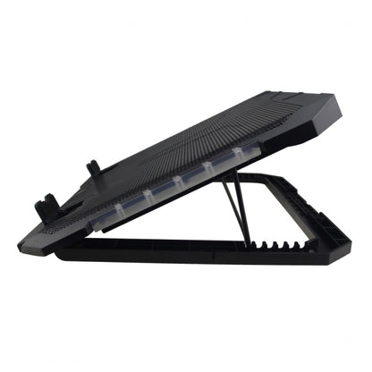 S900 Dual USB Ports Adjustable Height RGB Laptop Cooling Pad Stand -  by buy2fix | Online Shopping UK | buy2fix