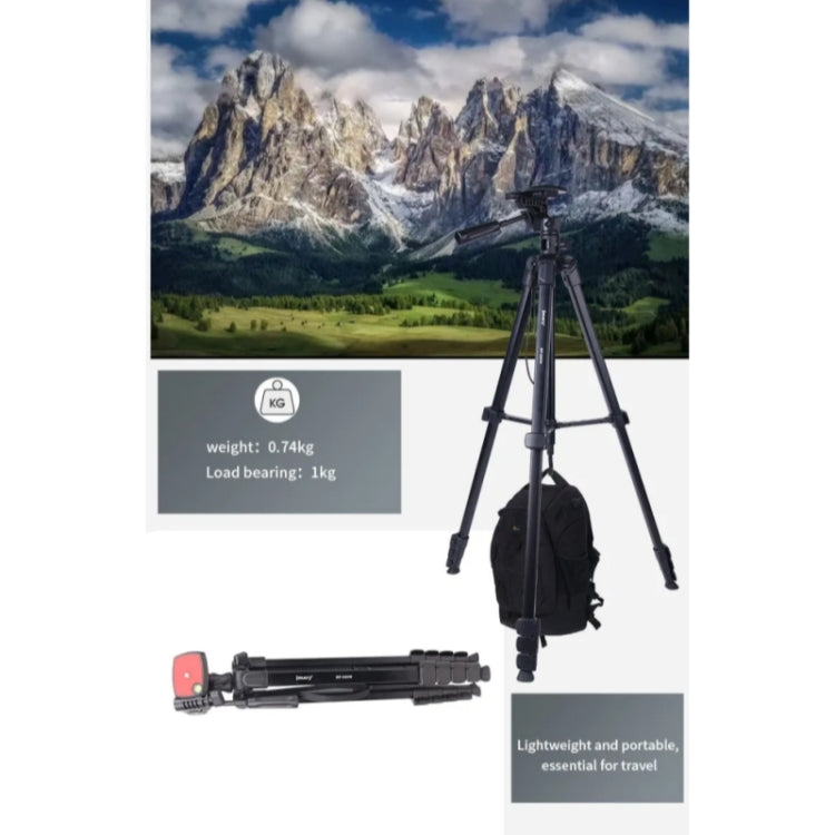 JMARY KP2209 Horizontal Extension Rod Cell Phone Camera Folding Tripod Stand - Tripods by Jmary | Online Shopping UK | buy2fix