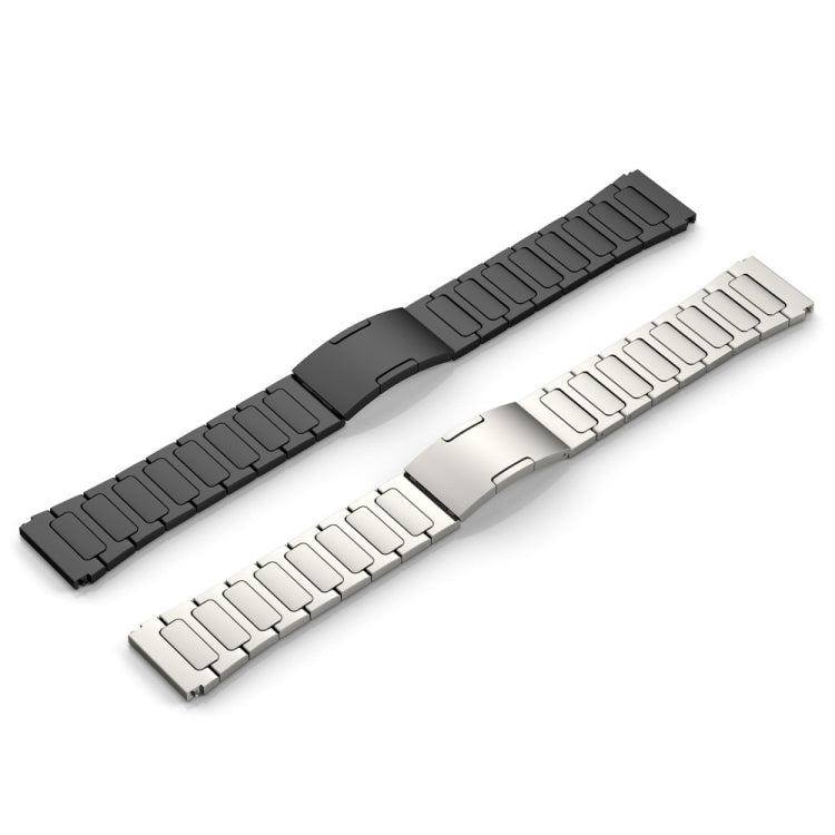 For Samsung Gear S3 Classic 22mm I-Shaped Titanium Alloy Watch Band(Grey) - Watch Bands by buy2fix | Online Shopping UK | buy2fix