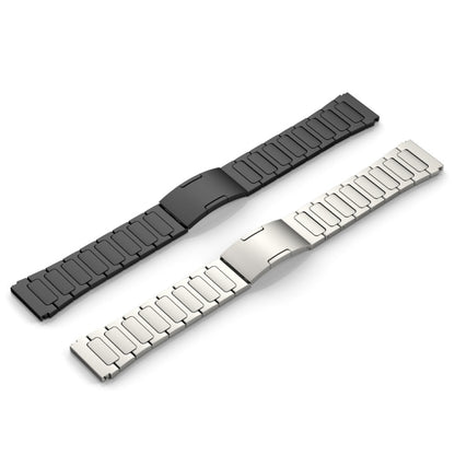 For Amazfit GTR 3 Pro 22mm I-Shaped Titanium Alloy Watch Band(Sliver) - Watch Bands by buy2fix | Online Shopping UK | buy2fix