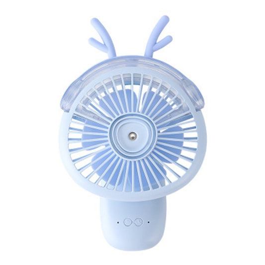 Desktop Folding Spray Mini Fan Cartoon Humidification Water Jet Fan(Blue) - Consumer Electronics by buy2fix | Online Shopping UK | buy2fix