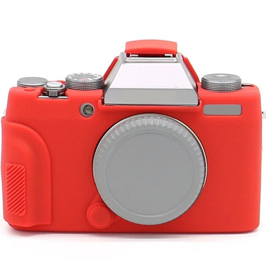 Richwell Soft Silicone TPU Skin Body Rubber Camera Case Bag Full Cover for Fujifilm Fuji X-T100 Digital Camera(Red) - Camera Accessories by Richwell | Online Shopping UK | buy2fix