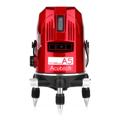 A5 Laser Level 2~5 Line Red Beam Line 360 Degree Rotary Level Self-leveling Horizontal&Vertical Available Auto Line Laser Level - Consumer Electronics by buy2fix | Online Shopping UK | buy2fix