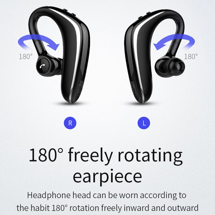 YL-6S Wireless Bluetooth Earphone Sealed In-ear Earbuds 180 Degree Freely Rotating Earpiece(Gray) - Bluetooth Earphone by buy2fix | Online Shopping UK | buy2fix