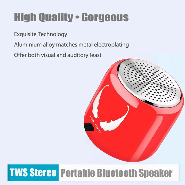 M9 Bluetooth5.0 Subwoofer Portable Speaker Aluminium Alloy Body Music Player(Black) - Mini Speaker by buy2fix | Online Shopping UK | buy2fix