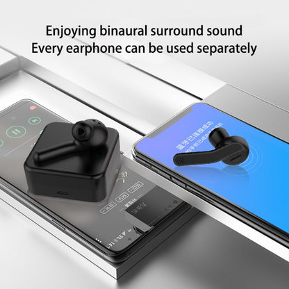 T88 Mini Touch Control Hifi Wireless Bluetooth Earphones TWS Wireless Earbuds with Charger Box(Black) - TWS Earphone by buy2fix | Online Shopping UK | buy2fix