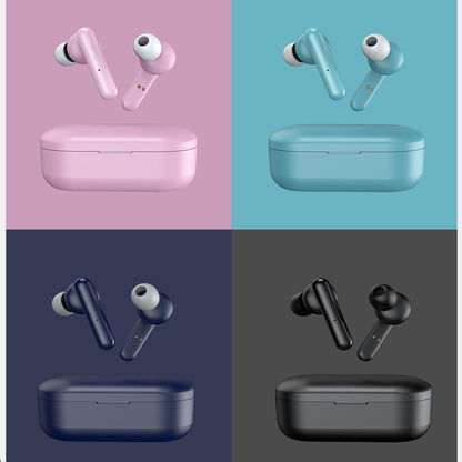 T10 Mini Touch Control Hifi TWS Wireless Bluetooth Earphones With Mic & Charger Box(Blue) - TWS Earphone by buy2fix | Online Shopping UK | buy2fix