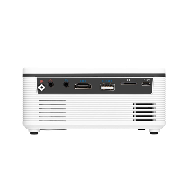 S361 80 lumens 320 x 240 Pixel Portable Mini Projector, Support 1080P, EU Plug(White) - Consumer Electronics by buy2fix | Online Shopping UK | buy2fix