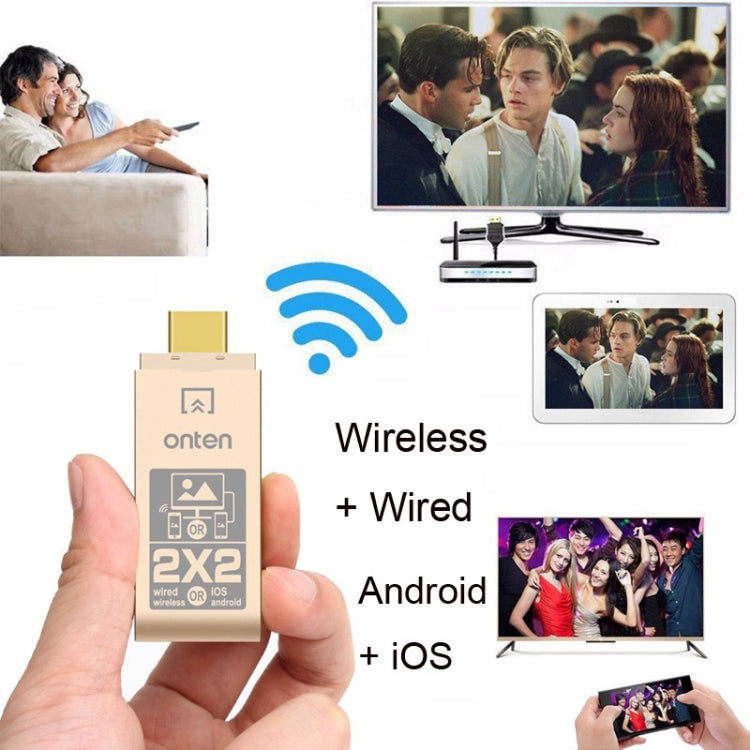 Onten 7573 Adaptador HDMI WIFI - Converter by Onten | Online Shopping UK | buy2fix