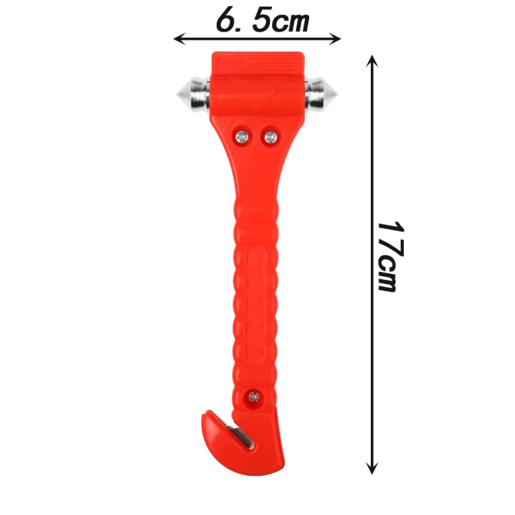 2 in 1 Mini Car Safety Rescue Hammer Life Saving Escape Emergency Hammer Seat Belt Cutter Window Glass Breaker(Orange) - Emergency Hammer by buy2fix | Online Shopping UK | buy2fix