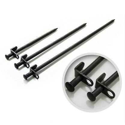 5 PCS Reinforced Long Outdoor Camping Tent Nail Steel Nails, Length:20cm - Tents & Accessories by buy2fix | Online Shopping UK | buy2fix