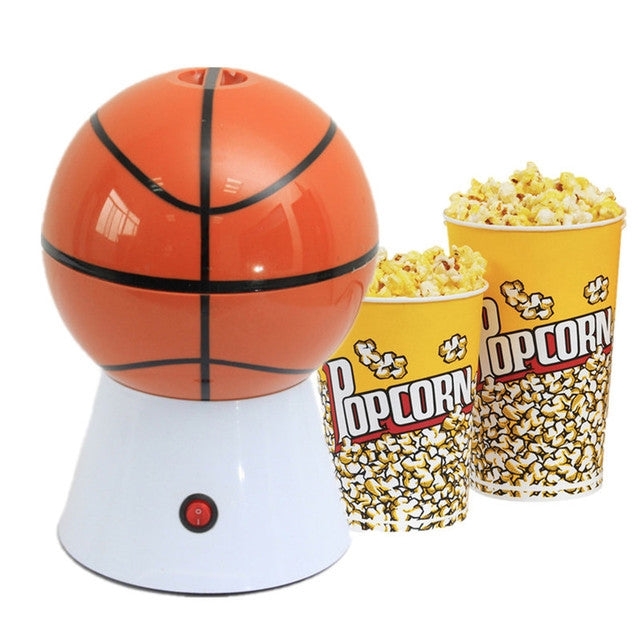 Creative Soccer Ball Electric Household Hot Air Popcorn Maker U.S. regulations - Home & Garden by buy2fix | Online Shopping UK | buy2fix