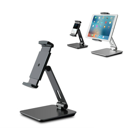 AP-7X Universal Aluminum Stand Desk Mount Holder for 4.7-9.7 inch Phone & Tablet PC(Silver Gray) - Desktop Holder by buy2fix | Online Shopping UK | buy2fix