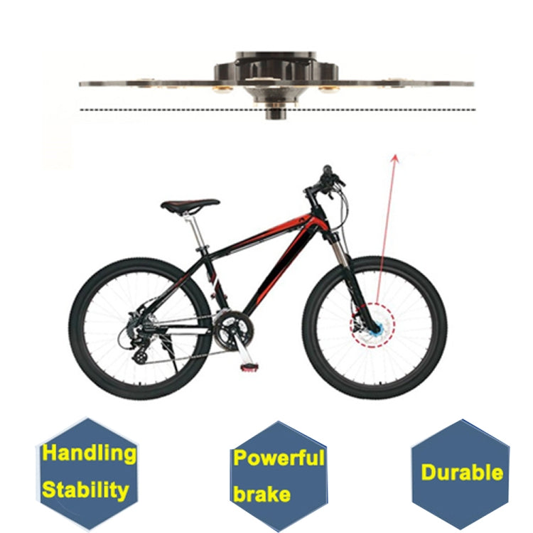 VXM Bicycle Mountain Bike Floating Brake Disc Brake 203mm(Red) - Outdoor & Sports by VXM | Online Shopping UK | buy2fix