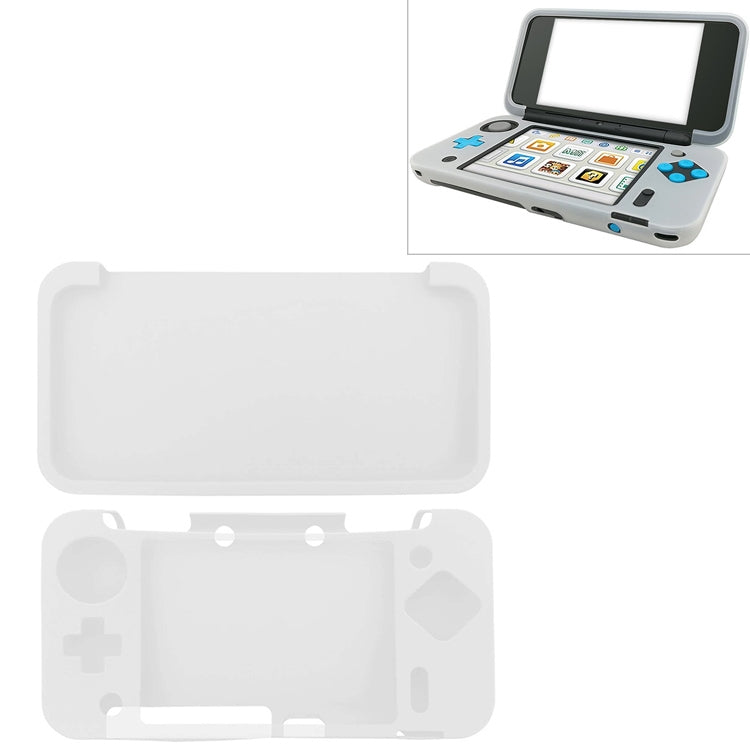 Host Silicone Protective Case for NEW 2DSLL(White) - Cases by buy2fix | Online Shopping UK | buy2fix