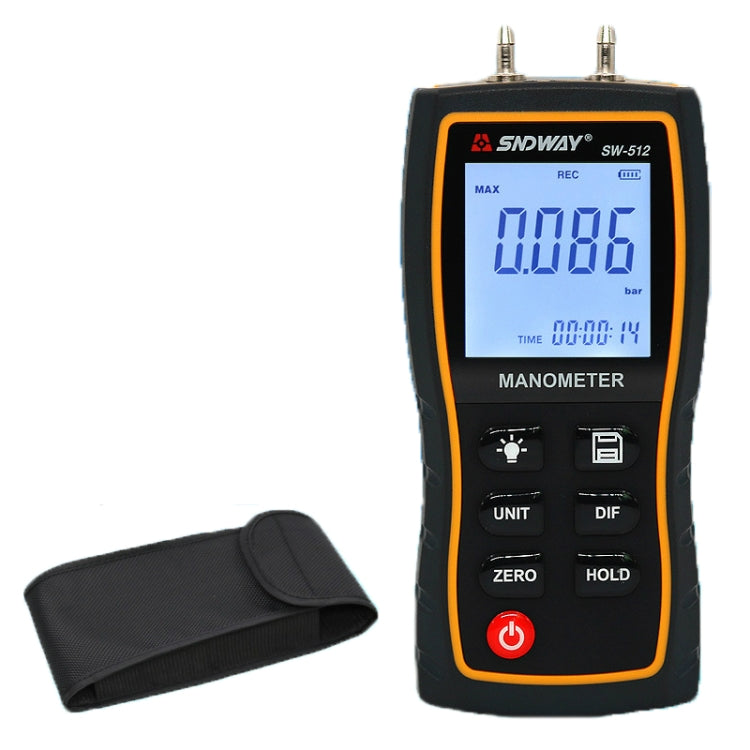 SNDWAY SW512 High Precision Digital Positive and Negative Differential Pressure Tester - Other Tester Tool by SNDWAY | Online Shopping UK | buy2fix