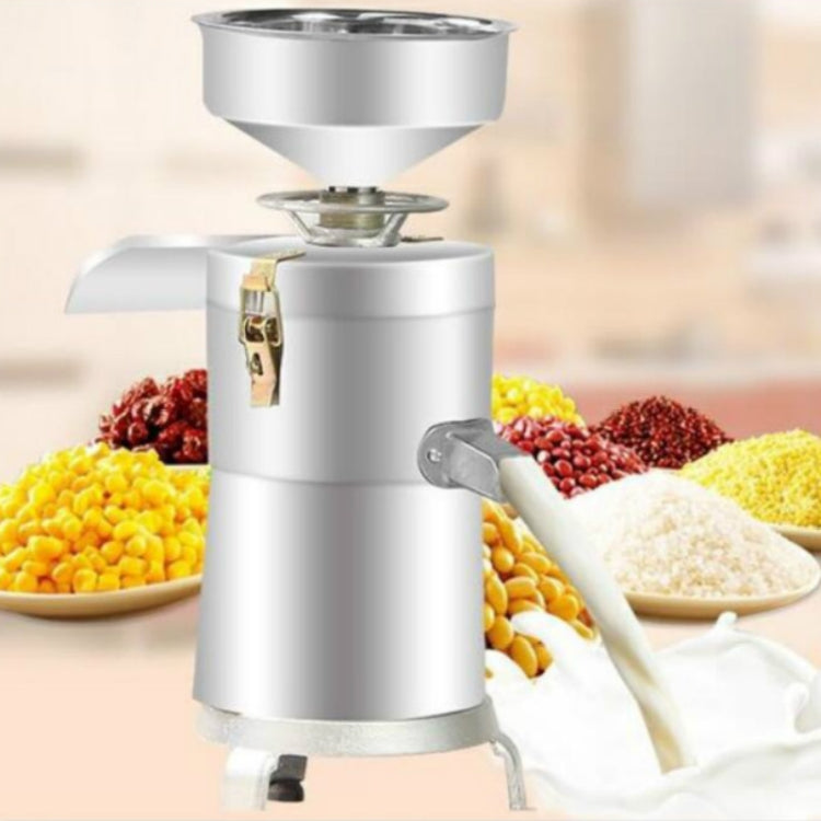 125/1500W Household Stainless Steel Refiner Large Capacity  Slurry Separation Fresh Grinding Soymilk Tofu Machine, CN Plug(Silver) - Home & Garden by buy2fix | Online Shopping UK | buy2fix