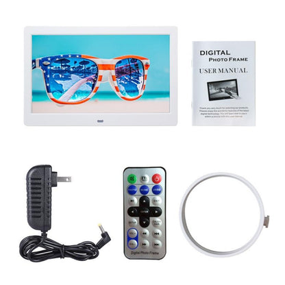 DPF-106 10.1 inch Digital Photo Frame LED Video Advertising Machine, Plug:EU Plug(Black) - Consumer Electronics by buy2fix | Online Shopping UK | buy2fix