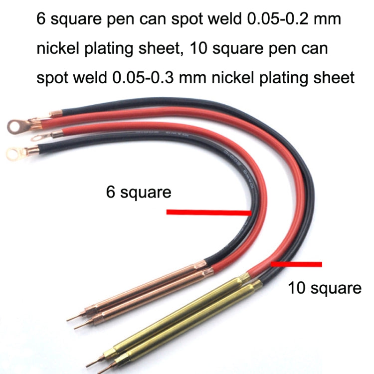 Lead-Acid Battery Version 12V Digital Display DIY Battery Spot Welding Machine Pen Control, Style:10 Square Pen With Case - Home & Garden by buy2fix | Online Shopping UK | buy2fix