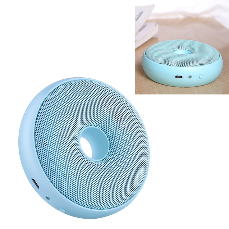 Portable Donut Electric Air Purifier Home Car Anion Ozone Deodorizer(Blue) - Home & Garden by buy2fix | Online Shopping UK | buy2fix