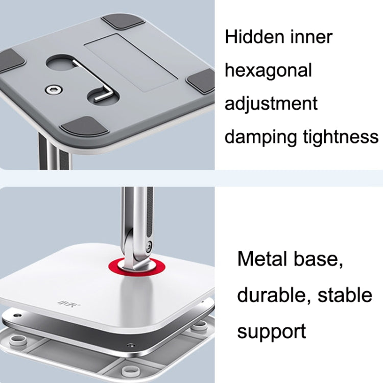 SSKY X28 Desktop Phone Tablet Stand Folding Bed Head Online Classes Convenient Support(White) - Desktop Holder by SSKY | Online Shopping UK | buy2fix