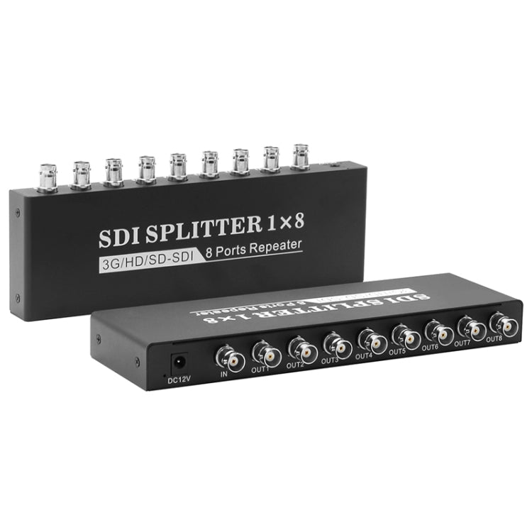 1 In 8 Out SD-SDI / HD-SDI / 3G-SDI Distribution Amplifier Video SDI Splitter(US Plug) -  by buy2fix | Online Shopping UK | buy2fix