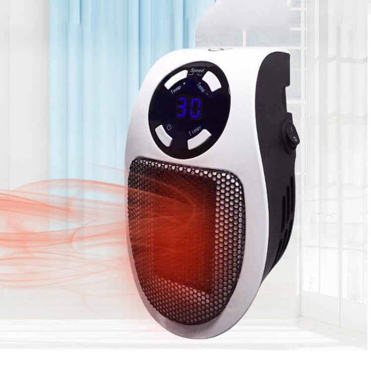 Mini Heater Home Desktop Office Multifunctional Heater, Style:With Remote Control, Plug Type:UK(White) - Consumer Electronics by buy2fix | Online Shopping UK | buy2fix
