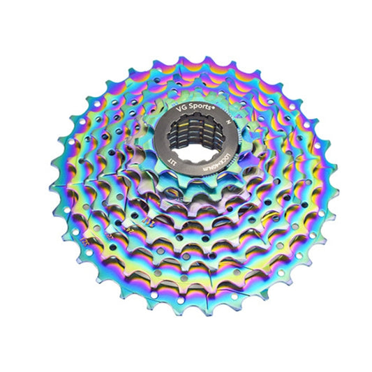 VG SPORTS Bicycle Lightweight Wear -Resistant Colorful Flywheel, Style:9 Speed 11-32T - Outdoor & Sports by VG SPORTS | Online Shopping UK | buy2fix
