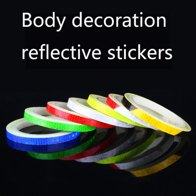 10 Rolls Bicycle Mountain Bike Motorcycle Sticker Car Contour Reflective Sticker Night Riding Reflective Sticker 1 x 800cm(Green) - Decorative Accessories by buy2fix | Online Shopping UK | buy2fix