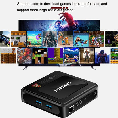 GD10 64G Built-In 30000+ Games Dual System Set-Top Box 3D Home 4K HD  TV Game Console Box EU Plug(Black) - Pocket Console by buy2fix | Online Shopping UK | buy2fix