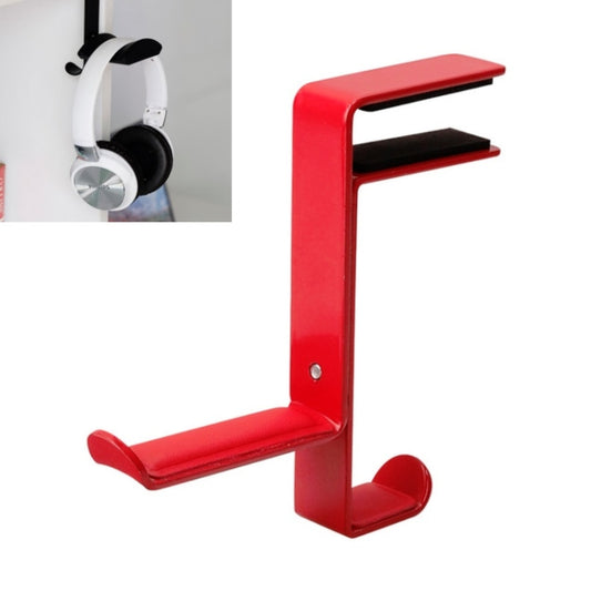 Headphones Racks Desktop Hooks Bookshelves Headset Racks(Red) - Headset Stand by buy2fix | Online Shopping UK | buy2fix