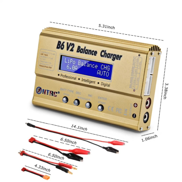 HTRC B6 V2 Model Airplane Charger Smart Balance Charger, AU Plug - Charger by HTRC | Online Shopping UK | buy2fix