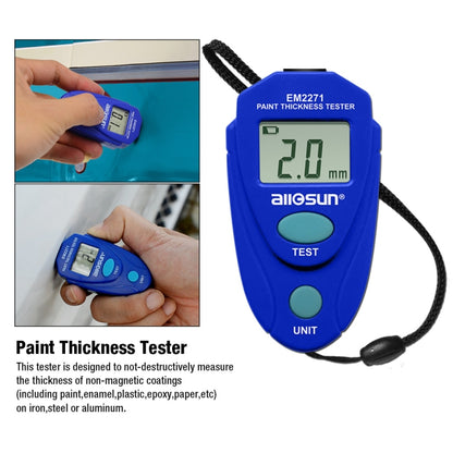 EM2271 Mini Digital Display Car Paint Coating Thickness Gauge Tester - Consumer Electronics by buy2fix | Online Shopping UK | buy2fix