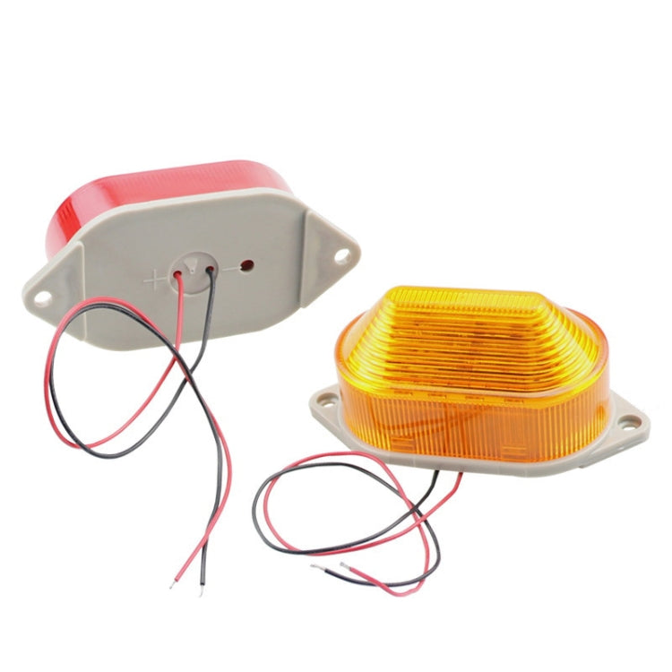 DC12V Led Mini Strobe Signal Warning Light Silent Warning Light(Orange) - Warning Lights by buy2fix | Online Shopping UK | buy2fix