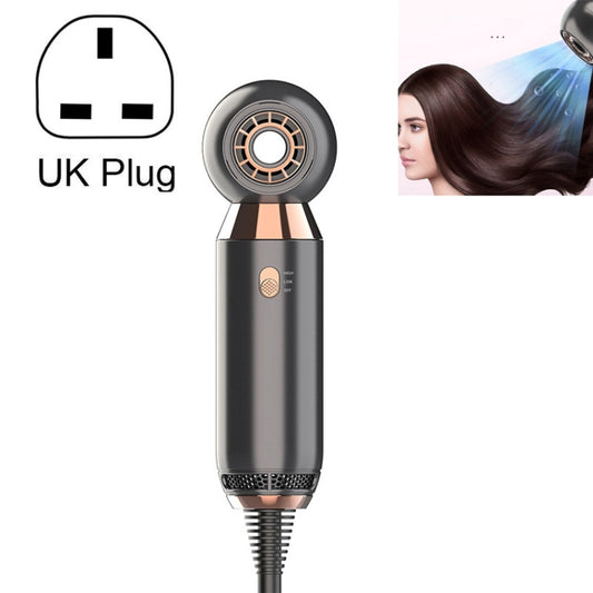 Mdjc-806 Travel Leafless Mini Hair Dryer Hotel Wall-Mounted Hair Dryer(UK Plug) - Home & Garden by buy2fix | Online Shopping UK | buy2fix
