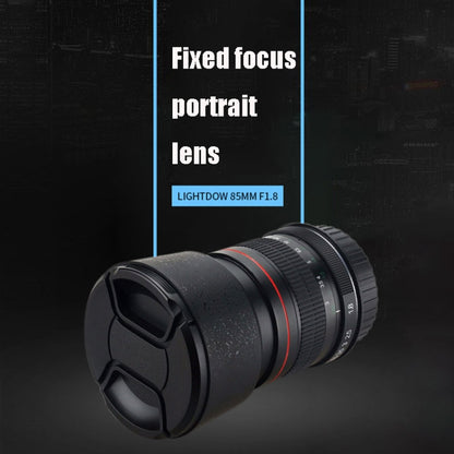 Lightdow 85mm F1.8 Fixed Focus Portrait Macro Manual Focus Camera Lens for Sony Cameras - Camera Accessories by Lightdow | Online Shopping UK | buy2fix