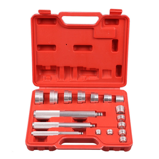 17 In 1 Small Aluminum Alloy Bearing Disassembly Tool Bearing Installation Extractor(Red) - In Car by buy2fix | Online Shopping UK | buy2fix