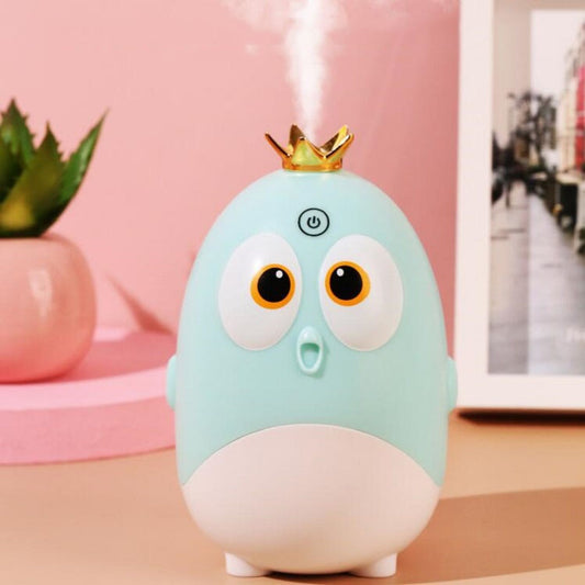Cute Chicken Crown Office Desktop USB Humidifier Home Mute Aroma Diffuser(Light Green) - Home & Garden by buy2fix | Online Shopping UK | buy2fix