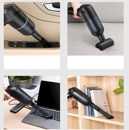 SHANEN 120W 8000Pa Car Vacuum Cleaner Car Wireless Charging High-Power Powerful Mini Handheld Vacuum Cleaner Green Filterx2 - Vacuum Cleaner by buy2fix | Online Shopping UK | buy2fix