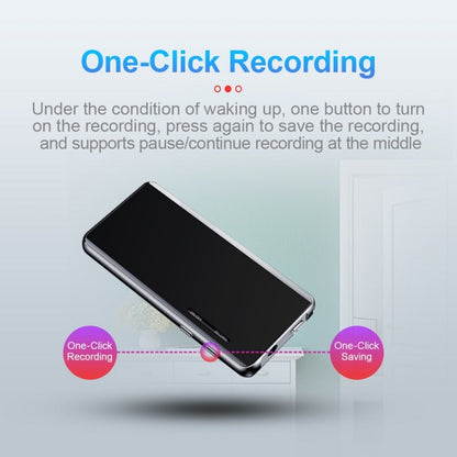 M13 High-Definition Noise Reduction Recorder Music MP4 Player, Support Recording / E-Book / TF Card With Bluetooth (Black), Capacity: 16GB - Consumer Electronics by buy2fix | Online Shopping UK | buy2fix