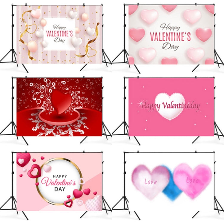 2.1m x 1.5m Valentines Day Photo Party Layout Props Photography Background Cloth(005) - Camera Accessories by buy2fix | Online Shopping UK | buy2fix