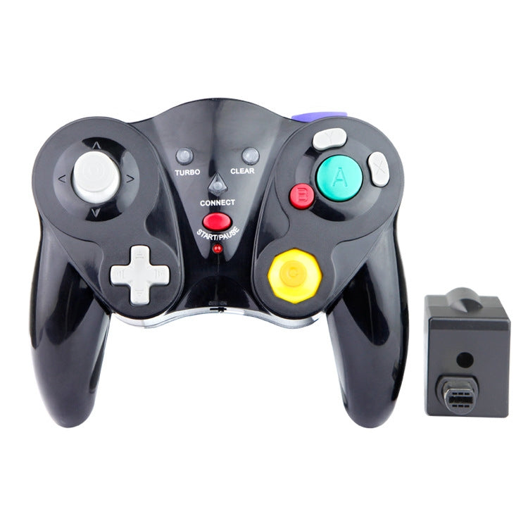 HY-5201 2.4HGz Wireless Gamepad For Nintendo NGC, Color of the product: Black - Gamepads by buy2fix | Online Shopping UK | buy2fix