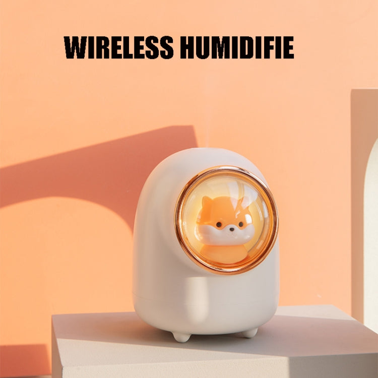 M08 Battery Type Cartoon Space Capsule Car Portable Cute Pet Desktop Humidifier(Pink) - Home & Garden by buy2fix | Online Shopping UK | buy2fix