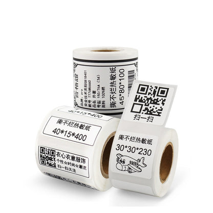 Thermal Label Paper Self-Adhesive Paper Fixed Asset Food Clothing Tag Price Tag for NIIMBOT B11 / B3S, Size: 50x20mm 320 Sheets - Consumer Electronics by buy2fix | Online Shopping UK | buy2fix