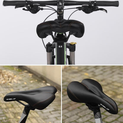 Wheel Up Mountain Bike Bicycle Seat Saddle Road Bike Bicycle Seat Accessories Equipment(Black) - Bicycle Saddle by Wheel Up | Online Shopping UK | buy2fix