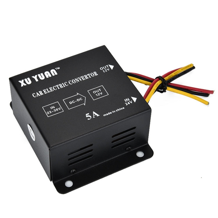 XUYUAN 60W Step-Down Converter 24V to 12V 5A Automotive DC Power Buck Converter -  by XUYUAN | Online Shopping UK | buy2fix